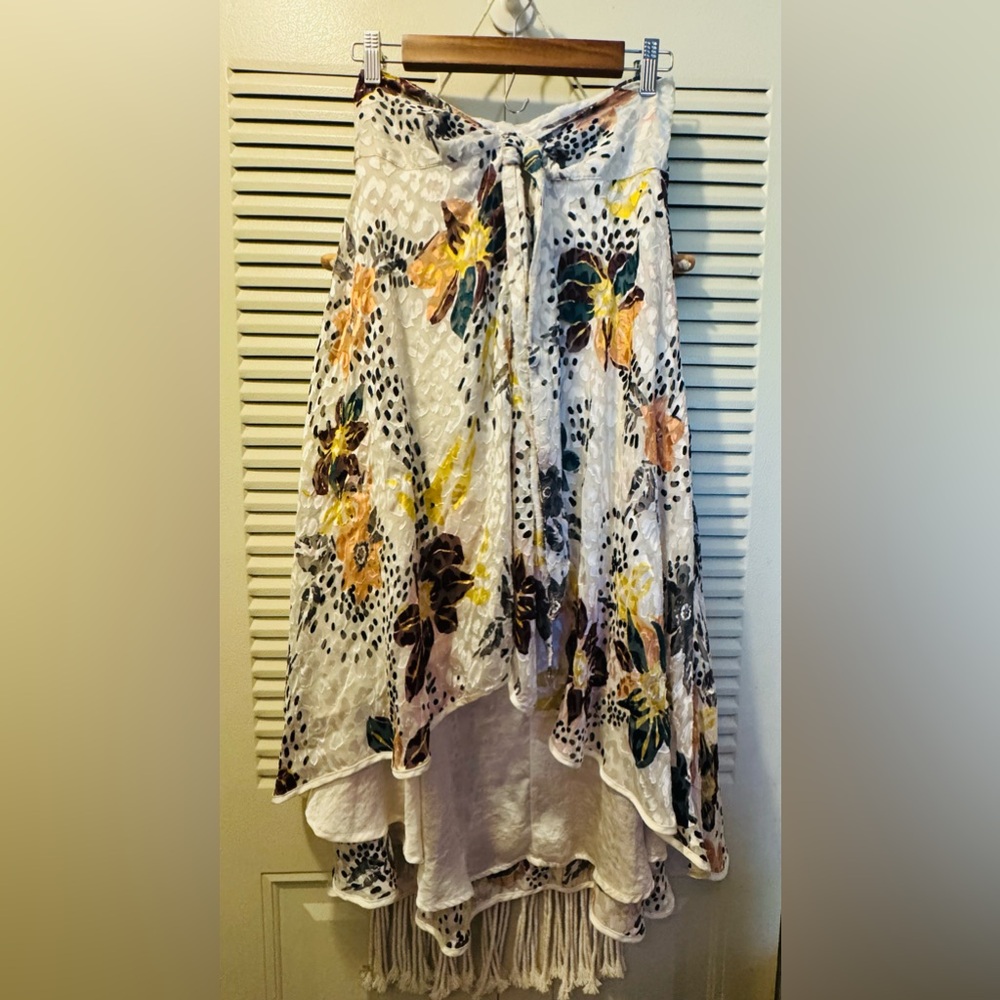 FREE PEOPLE Boho Hi-Low Skirt